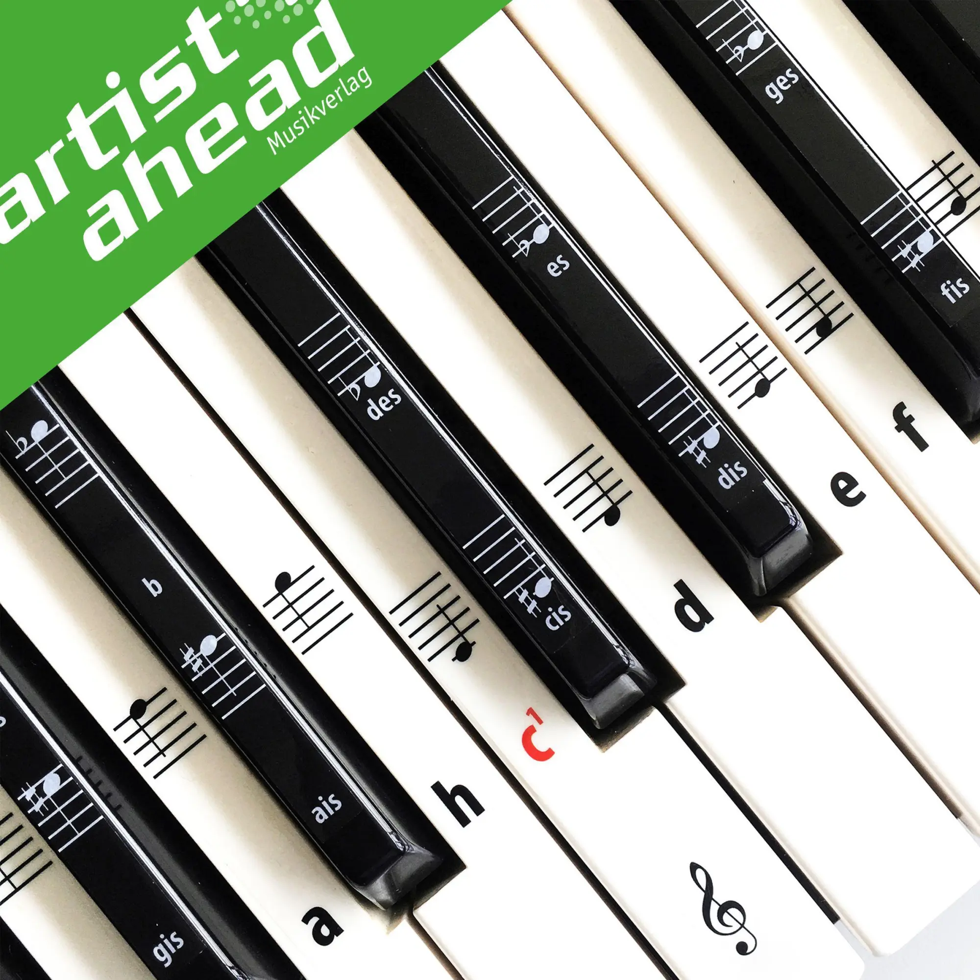 Cover: 9783866422049 | ARTIST AHEAD® Noten Aufkleber für Klavier & Keyboard | Artist Ahead